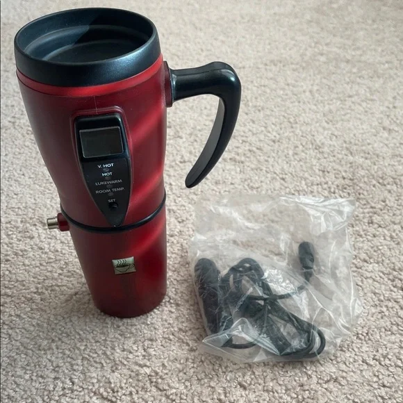 NWT Red Smart Mug Insulated Travel Tumbler - Picture 3 of 9